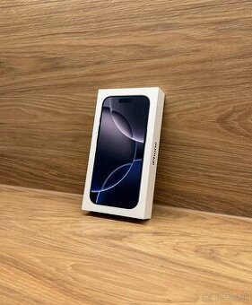 iPhone 16 Pro 128GB Black Titanium - nový, nerozbalený