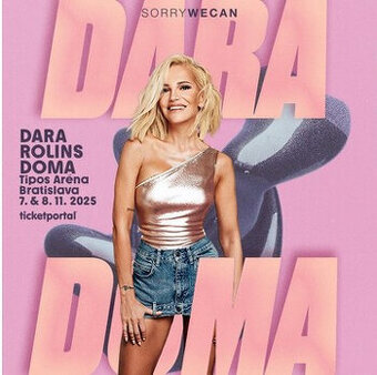 DARA DOMA, Predaj 2 ks vstupeniek, 8.11.2025