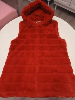 EXKLUZÍVNA KOŽUŠINOVÁ VESTA č.42+NOVÝ ROLÁK=len za 10€ 