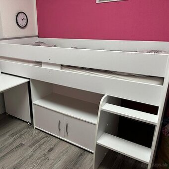 Detská vyvýšená posteľ