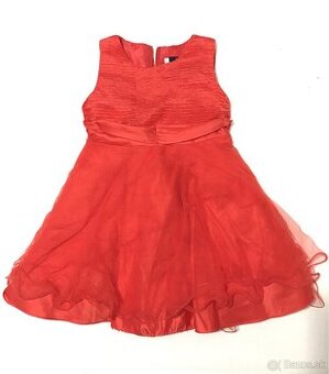 Jasnocervene saty s bohatou suknou, v. 92