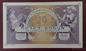 10 korun 1919 IVANČICE 2022 výroční bankovka STC, MUCHA