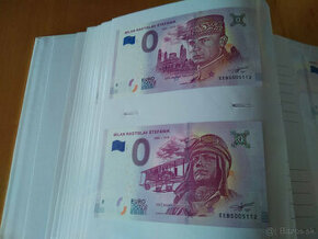 Predám 0 eurové bankovky Štefánik.