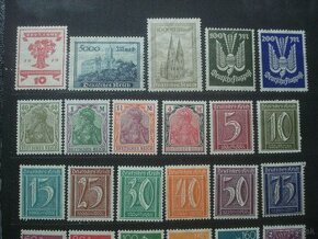 Deutsches Reich: rôzne čisté známky 175 ks MINT
