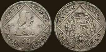 Salzburg - Schrattenbach - 30 krejcar 1754