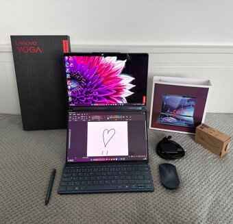 Nový Lenovo Yoga Book 9 13IMU9 2x OLED displej, 32GB, 1TB