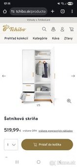 Biela skrina do detskej izby