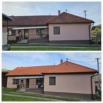 Čistenie fasád a striech – ako NOVÉ už od 7 €/m²