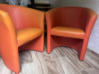 Kožené stolicky