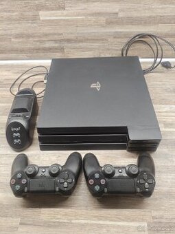 Predám PS4 PRO 1TB, 2x ovládač s nabíjačkou stanicou