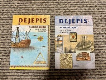 Učebnice dejepis 2. ročník: Svetové dejiny a Národné dejiny