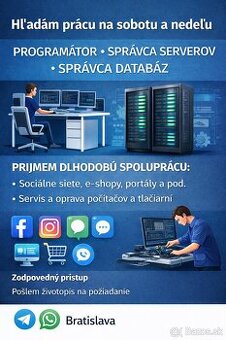 Hľadám brigady IT / servis