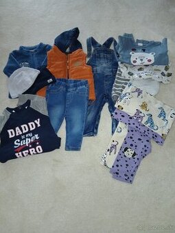 Balík oblečenia chlapec 68 -74