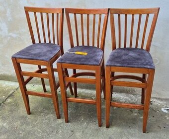 Barové židle Ton šedé polstrování (č.21)