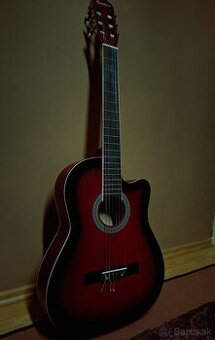Predám klasickú červenú gitaru Pasadena SC041 4/4 Red Burst