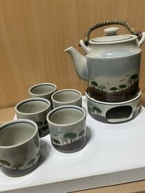 Keramická súprava na punč , var.víno ,čaj