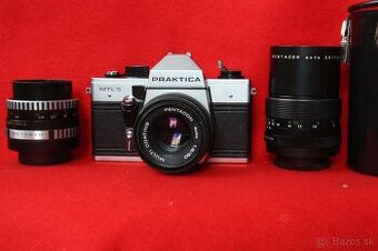 PRAKTICA MTL 5 : PENTACON AUTO 1,8/50-FLEKTOGON-PENTACON 135