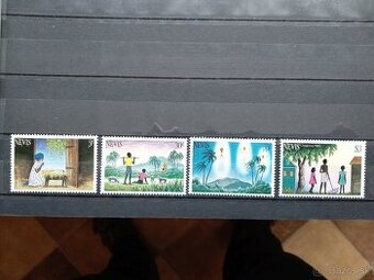 Poštové známky č.896 - Nevis - Vianoce komplet