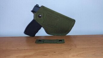 Puzdro na zbraň, nylónové, vonkajšie, kovový klip