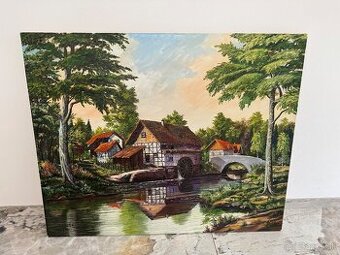 Starožitny obraz veľkoformátový xxl