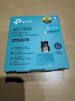Predám TP-Link Archer T3U Nano AC1300