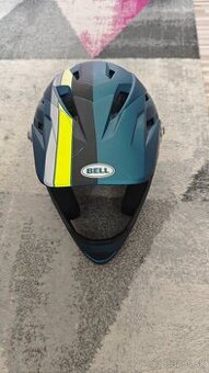 Prilba BELL Sanction Mat Blue/Hi-Viz