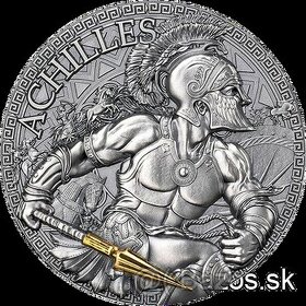 ACHILLES The Great Greek Mythology 2 oz Silver