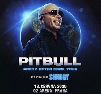 Pitbull Praha-2x original vstupenky
