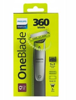 Holiaci strojček Philips OneBlade 360 TVÁR + TELO, 5 v 1