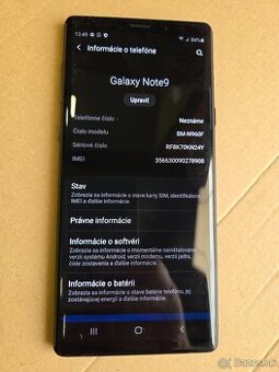 Galaxy note 9