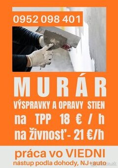 práca pre MURÁRA