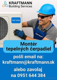 Hľadáme dvojicu montérov tepelných čerpadiel do Bavorska.