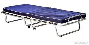 Skladacia ocelova postel (valanda) s matracom