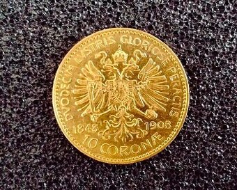 Zlatá minca Františka Jozefa I. - posledné kusy k predaju
