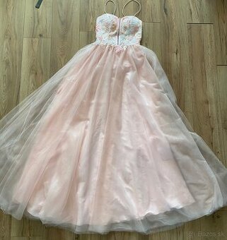 Dlhe tylove spolocenske saty Mascara