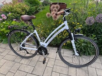 Dámsky retro komfortný bicykel