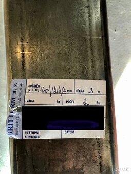 Kovový stĺp- 160x160x6mm (3000mm)