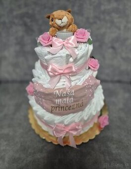 Plienková torta 3 poschodia