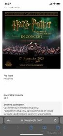 Listky Harry Potter a tajomna komnata koncert 2 osoby