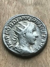 Rímska minca -Cisára Gordian III.