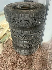 Letné pneumatiky tomket 215/60R16 s diskami.