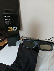 Predám 3D okuliare SHARP AN-3DG40 /3ks/