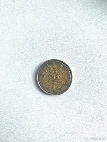 2€ minca Portugal 2002 chyborazba - zberateľský kus