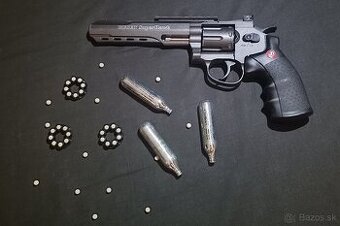 Airsoft Revolver Ruger SuperHawk 6" čierny AGCO2