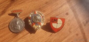 Odznaky Ludove Milicie .LM.