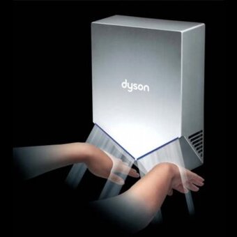 Dyson Airblade HU02 - sušič rúk, nikel