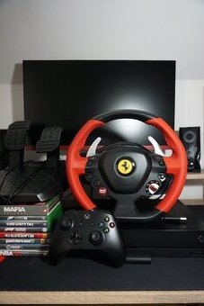XBOX ONE X, VOLANT A HRY