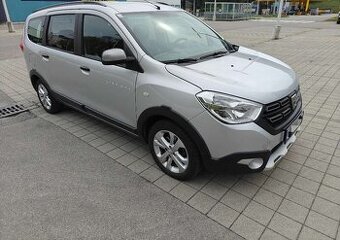 Dacia lodgy stepway  r.2019 1.5 DCI 80kw strieborná met.