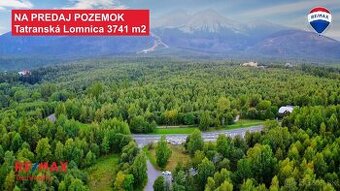 Pozemok 3.741 m2 Vysoké Tatry - Tatranská Lomnica pri ceste 