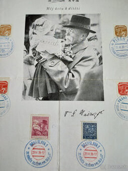 TGM -T.G.Masaryk pamätný list